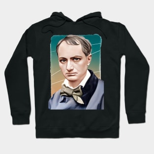 French Poet Charles Baudelaire illustration Hoodie